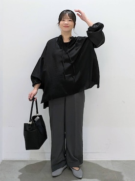 「アイテム（カチューシャ）」を使った、suzuyuuさん（レディース・159cm）の秋コーディネート