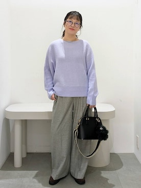 「アイテム（ネックレス）」を使った、suzuyuuさん（レディース・159cm・40代）の秋コーディネート