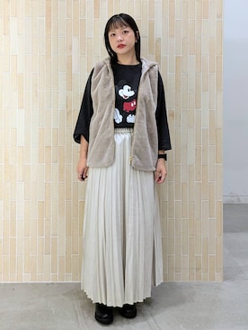 「アイテム（マウンテンパーカー）」を使った、suzuyuuさん（レディース・159cm）の秋コーディネート