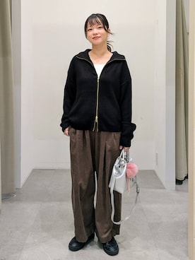 「アイテム（キーホルダー）」を使った、suzuyuuさん（レディース・159cm・40代）の秋コーディネート