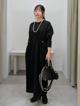 「アイテム（ワンピース）」を使った、suzuyuuさん（レディース・159cm・40代）の秋コーディネート