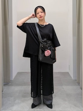 「アイテム（カチューシャ）」を使った、suzuyuuさん（レディース・159cm）の秋コーディネート