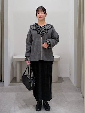 「Elura（エルーラ）のアイテム」を使った、suzuyuuさん（レディース・159cm）の冬コーディネート