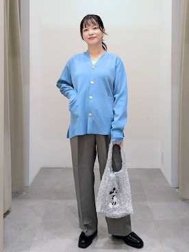 「アイテム（ヘアアクセサリー）」を使った、suzuyuuさん（レディース・159cm・40代）の秋コーディネート