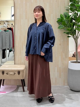 「Elura（エルーラ）のアイテム」を使った、suzuyuuさん（レディース・159cm）の春コーディネート