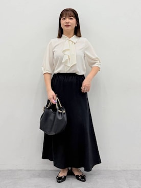 「Elura（エルーラ）のアイテム」を使った、suzuyuuさん（レディース・159cm）の春コーディネート