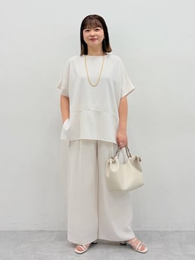 「Elura（エルーラ）のアイテム」を使った、suzuyuuさん（レディース・159cm）の春コーディネート