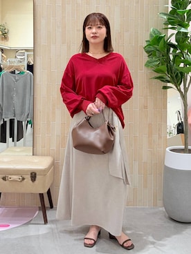 「Elura（エルーラ）のアイテム」を使った、suzuyuuさん（レディース・159cm）の春コーディネート