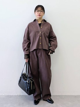 「アイテム（パンプス）」を使った、suzuyuuさん（レディース・159cm・40代）の冬コーディネート