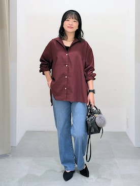 「アイテム（アクセサリー）」を使った、suzuyuuさん（レディース・159cm・40代）の秋コーディネート