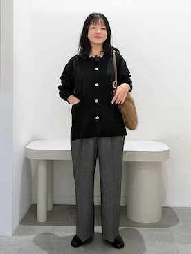 「アイテム（タンクトップ）」を使った、suzuyuuさん（レディース・159cm・40代）の秋コーディネート