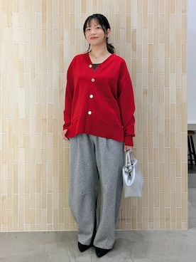 「アイテム（タンクトップ）」を使った、suzuyuuさん（レディース・159cm・40代）の秋コーディネート