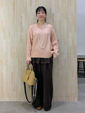 「アイテム（カチューシャ）」を使った、suzuyuuさん（レディース・159cm）の秋コーディネート