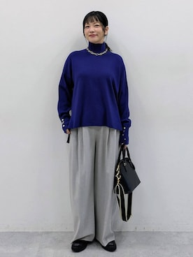 「アイテム（ハンドバッグ）」を使った、suzuyuuさん（レディース・159cm・40代）の秋コーディネート