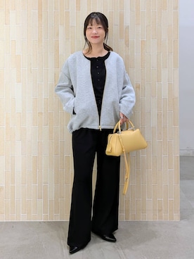 「アイテム（ブルゾン）」を使った、suzuyuuさん（レディース・159cm・40代）の秋コーディネート