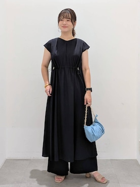 「Elura（エルーラ）のアイテム（サンダル）」を使った、suzuyuuさん（レディース・159cm）の夏コーディネート