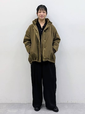 「アイテム（オールインワン・サロペット）」を使った、suzuyuuさん（レディース・159cm・40代）の秋コーディネート