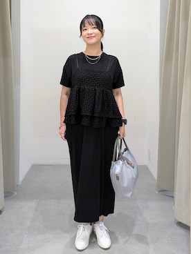「アイテム（ワンピース）」を使った、suzuyuuさん（レディース・159cm・40代）の夏コーディネート