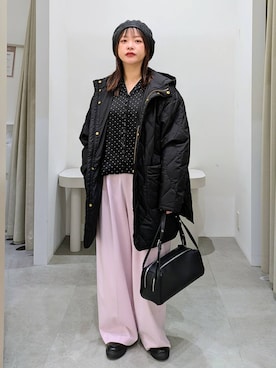 「アイテム（ブルゾン）」を使った、suzuyuuさん（レディース・159cm・40代）の冬コーディネート