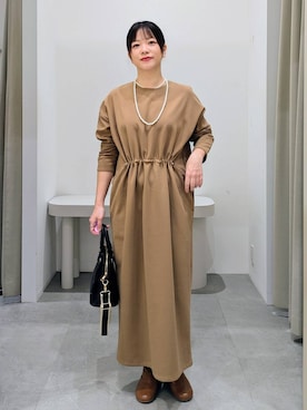 「アイテム（ワンピース）」を使った、suzuyuuさん（レディース・159cm・40代）の冬コーディネート