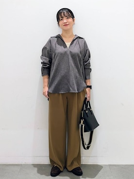 「アイテム（カチューシャ）」を使った、suzuyuuさん（レディース・159cm）の秋コーディネート