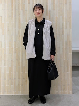 「アイテム（その他アウター）」を使った、suzuyuuさん（レディース・159cm・40代）の秋コーディネート