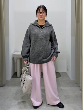 「アイテム（タンクトップ）」を使った、suzuyuuさん（レディース・159cm・40代）の冬コーディネート