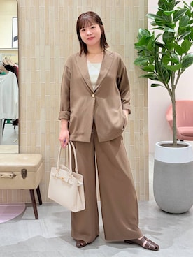 「Elura（エルーラ）のアイテム」を使った、suzuyuuさん（レディース・159cm）の春コーディネート