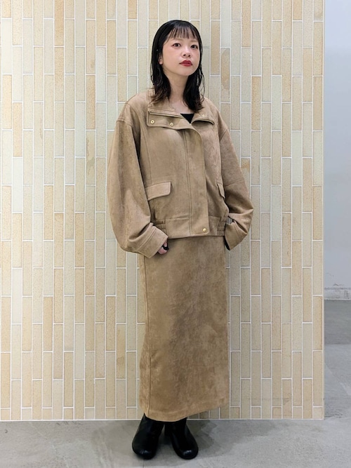 フェイクレザーブルゾン/590911（ブルゾン）｜Elura（エルーラ）の