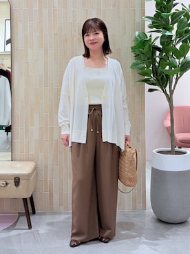 「Elura（エルーラ）のアイテム」を使った、suzuyuuさん（レディース・159cm）の春コーディネート