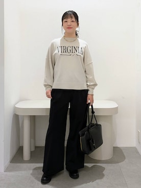 「アイテム（ネックレス）」を使った、suzuyuuさん（レディース・159cm・40代）の秋コーディネート