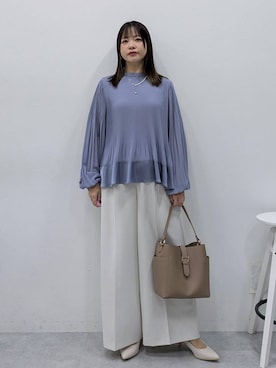 「アイテム（パンプス）」を使った、suzuyuuさん（レディース・159cm・40代）の冬コーディネート