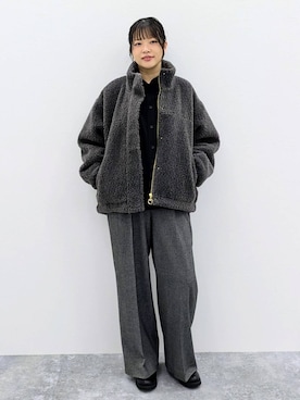 「アイテム（その他アウター）」を使った、suzuyuuさん（レディース・159cm・40代）の秋コーディネート