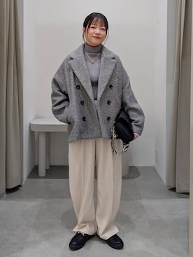 「Elura（エルーラ）のアイテム」を使った、suzuyuuさん（レディース・159cm）の冬コーディネート