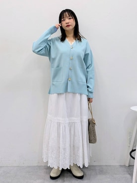 「アイテム（タンクトップ）」を使った、suzuyuuさん（レディース・159cm・40代）の冬コーディネート