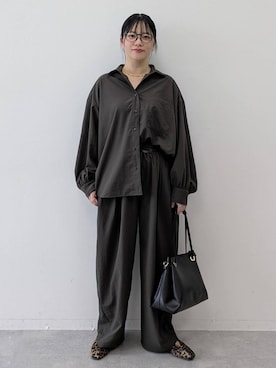 suzuyuuさん（レディース・159cm）の冬コーディネート