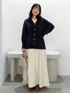 「アイテム（タンクトップ）」を使った、suzuyuuさん（レディース・159cm・40代）の秋コーディネート