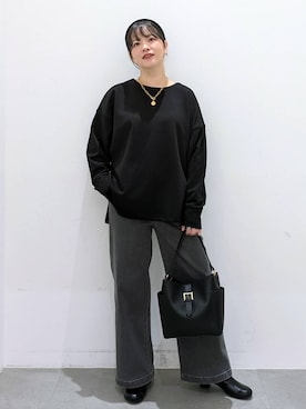 「アイテム（カチューシャ）」を使った、suzuyuuさん（レディース・159cm）の秋コーディネート