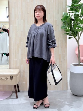 「Elura（エルーラ）のアイテム」を使った、suzuyuuさん（レディース・159cm）の春コーディネート