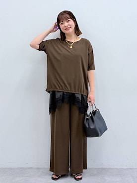 「Elura（エルーラ）のアイテム」を使った、suzuyuuさん（レディース・159cm）の春コーディネート