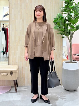 「Elura（エルーラ）のアイテム」を使った、suzuyuuさん（レディース・159cm）の春コーディネート