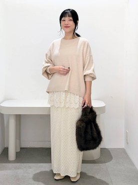 「アイテム（タンクトップ）」を使った、suzuyuuさん（レディース・159cm・40代）の秋コーディネート