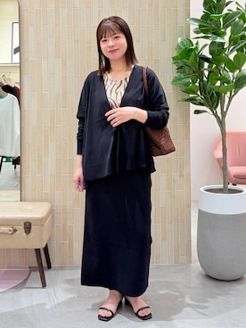 「Elura（エルーラ）のアイテム」を使った、suzuyuuさん（レディース・159cm）の春コーディネート