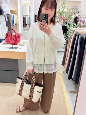 「Elura（エルーラ）のアイテム」を使った、suzuyuuさん（レディース・159cm）の春コーディネート