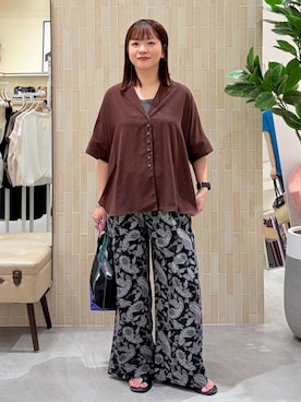 「Drifter（ドリフター）のアイテム（バッグ）」を使った、suzuyuuさん（レディース・159cm）の夏コーディネート