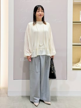 「アイテム（パンプス）」を使った、suzuyuuさん（レディース・159cm・40代）の冬コーディネート