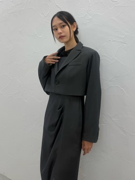 「MURUA（ムルーア）のアイテム（ワンピース/ドレス）」を使った、ELENさん（レディース・166cm）の夏コーディネート