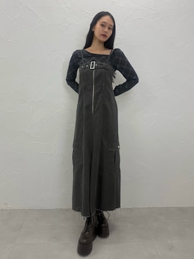 「MURUA（ムルーア）のアイテム（ワンピース/ドレス）」を使った、ELENさん（レディース・166cm）の夏コーディネート