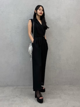 「MURUA（ムルーア）のアイテム（シューズ）」を使った、ELENさん（レディース・166cm）の春コーディネート