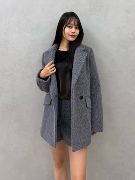 「MURUA（ムルーア）のアイテム（パンツ）」を使った、ELENさん（レディース・166cm）の秋コーディネート